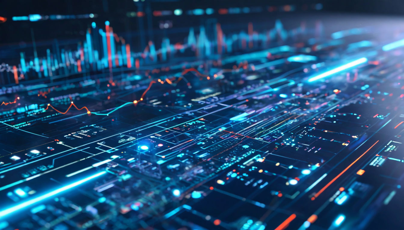 SynthFlow AI analytics dashboard showing data visualizations and insights